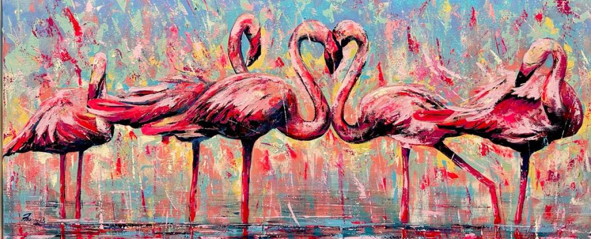 LANDSCHAFT / FLORAL - LOVE 60 x 140